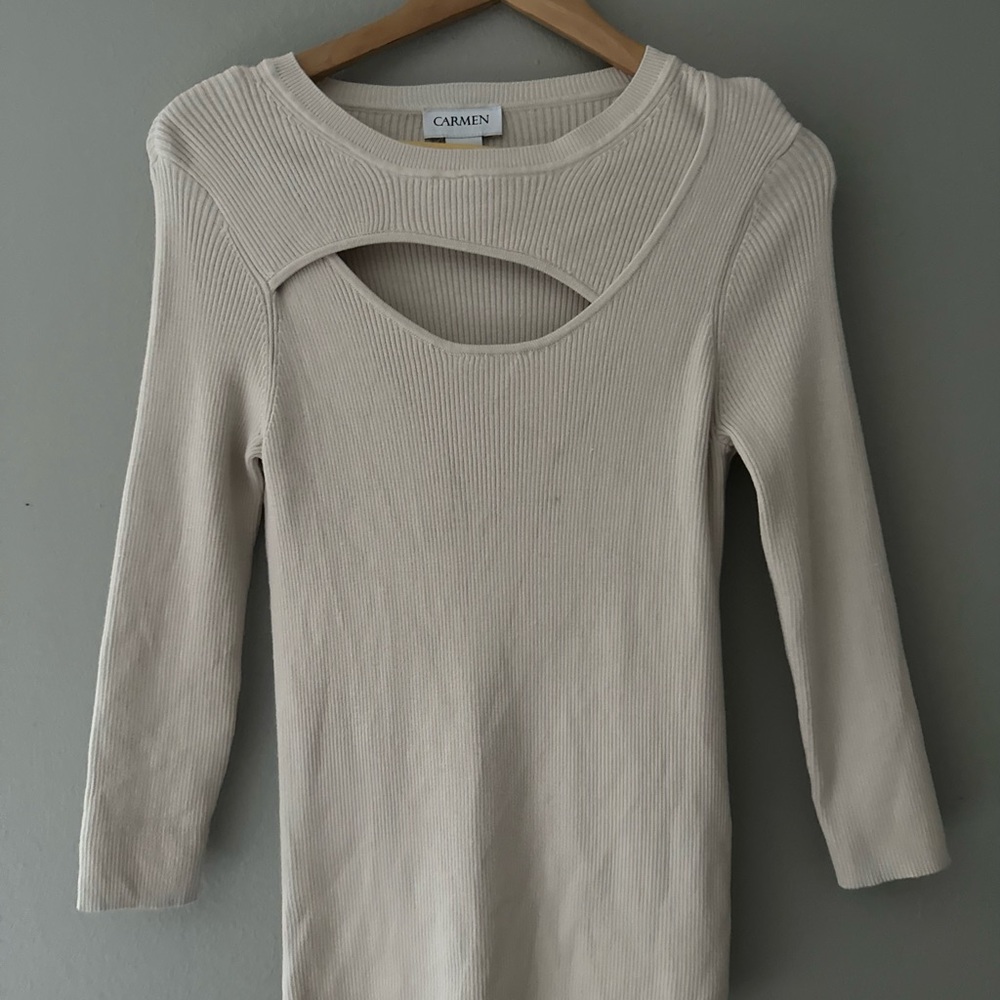 Cut out sweater